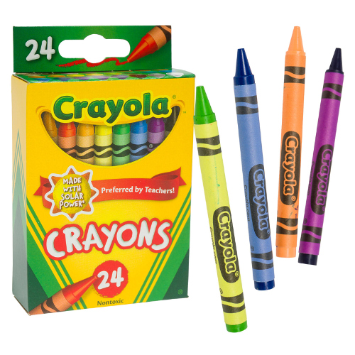 Crayola 24 Crayon Colors - Dixon's Vacuum and Sewing CenterDixon's Vacuum  and Sewing Center